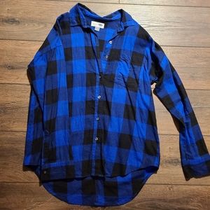 Blue Checkered Flannel